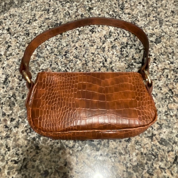 Brown Baguette Shoulder Bag NWOT - Picture 4 of 4